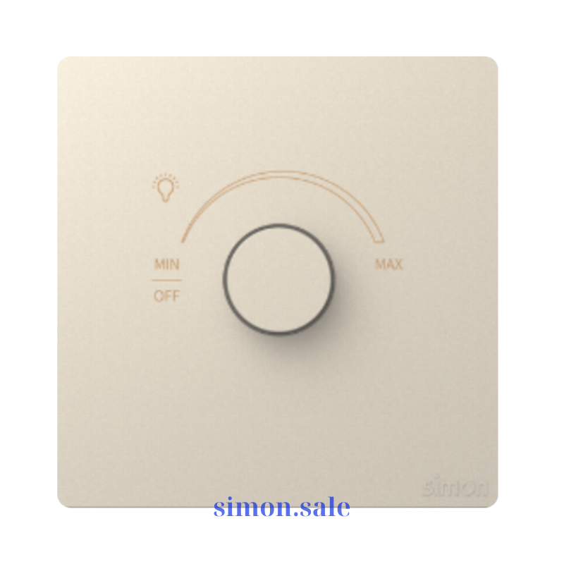 Chiet ap den led 200W chuan vuong mau champagne Simon K3 57E101-46