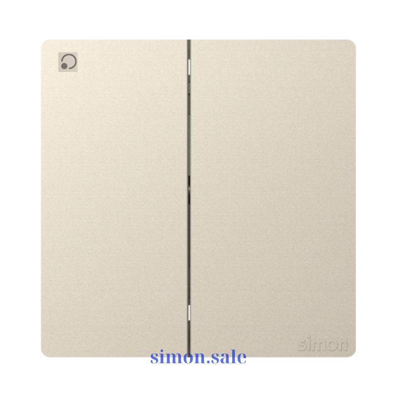 Cong tac doi 1 chieu chuan vuong mau champagne 16A Simon K3 571021-46